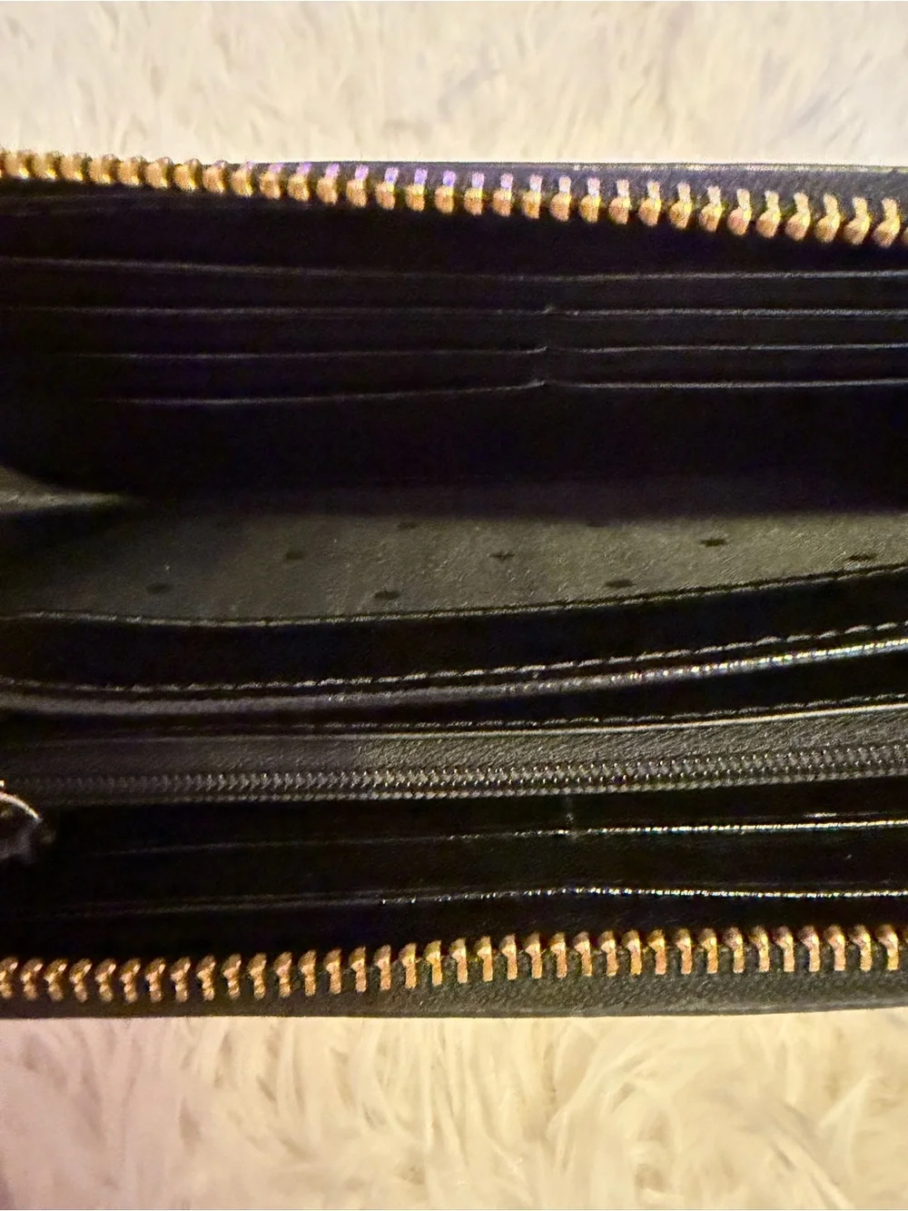 Black Kate Spade Embroidered Rose  Rosetta Wallet - Continental Large Zip Wallet
